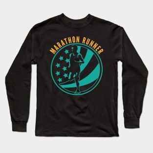 Marathon Runner Long Sleeve T-Shirt